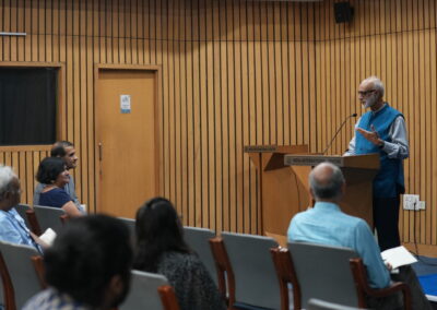 Dr Ashok Gulati, leading agricultural economist and Distinguished Professor at the Indian Council for Research on International Economic Relations (ICRIER) delivers the keynote address at India International Centre on July 26.