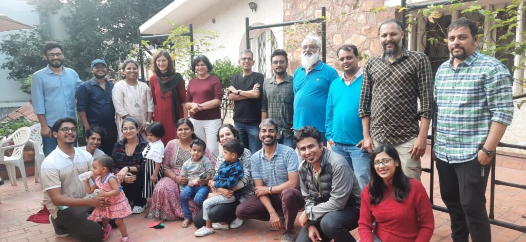 The WELL Labs team celebrated with their family members and the organisation's partners at the office in Bengaluru.