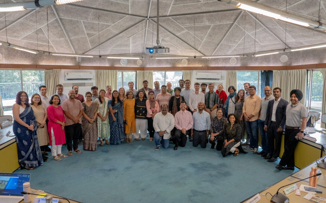 A group photo of all the participants at the Roundtable on Systematising Monitoring, Evaluation and Learning in the Water Sector.