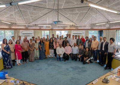 A group photo of all the participants at the Roundtable on Systematising Monitoring, Evaluation and Learning in the Water Sector.