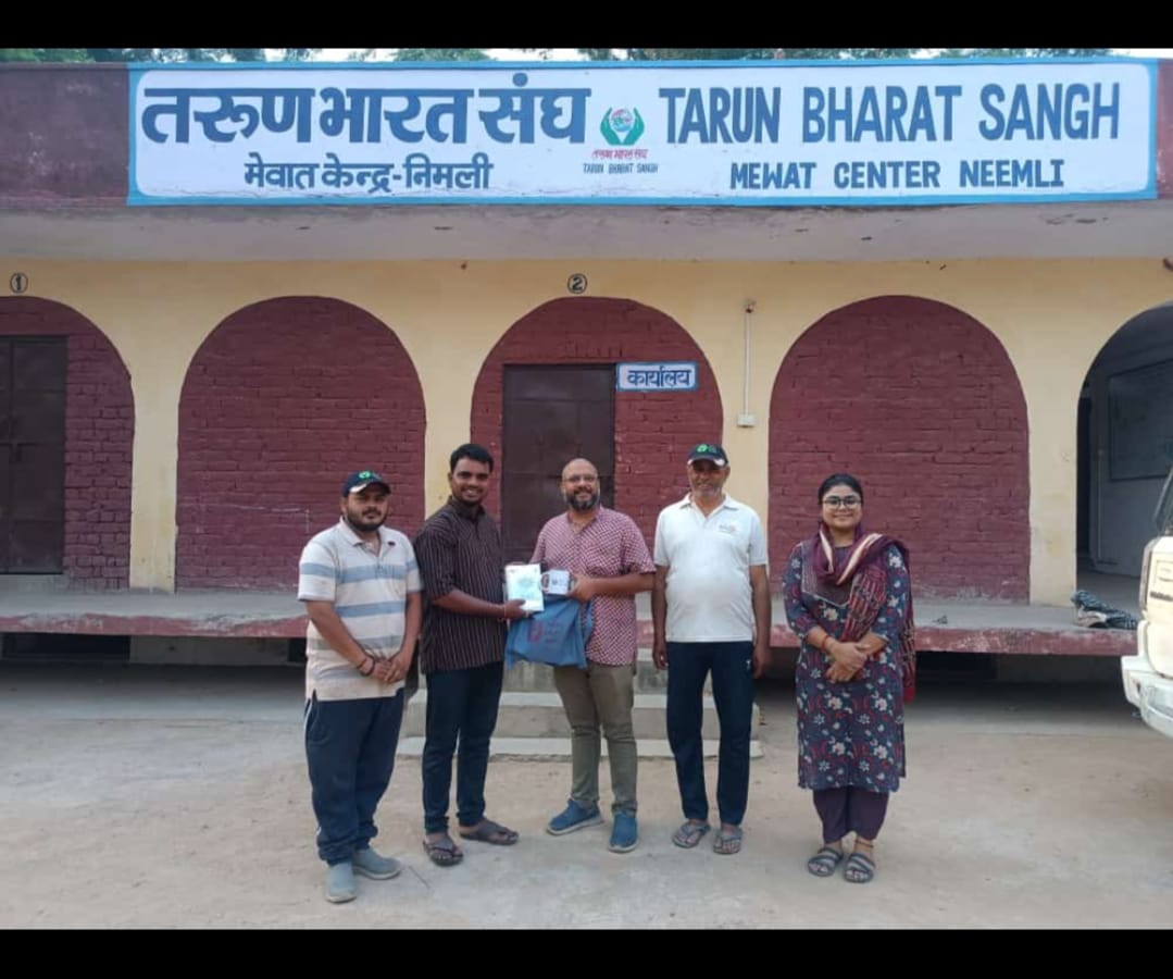  Tarun Bharat Sangh representatives showing appreciation for the training programme conducted by Lipok Social Foundation. 