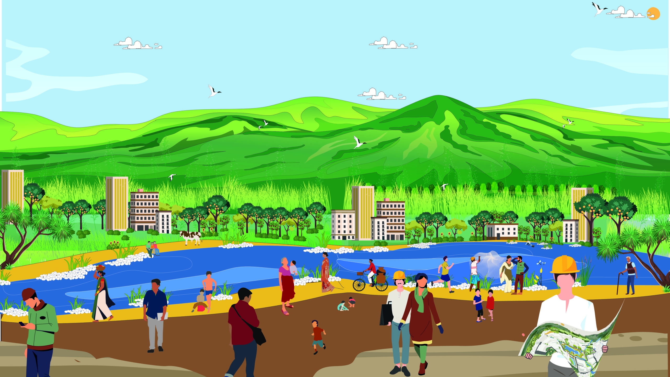 WELL Labs Executive Director, Dr Veena Srinivasan, leads a panel discussion on planning and implementing effective water management in cities at a multi-stakeholder conference organised by WELL Labs, EAWAG and BAF at the Infosys Science Foundation in Bengaluru on October 17.